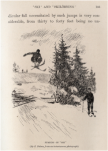 Circa 1873 - Illus. showing a Norwegian jumper, poleless