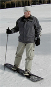 2009 - Photographs from Web search showing Snowboarding folding / retractable poles.